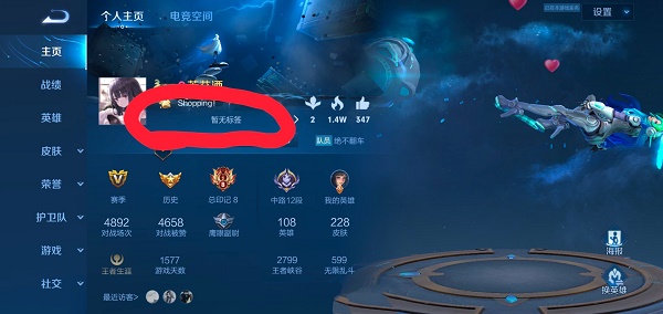 王者荣耀shopping标志怎么获取