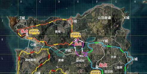 和平精英龙狮巴士在哪