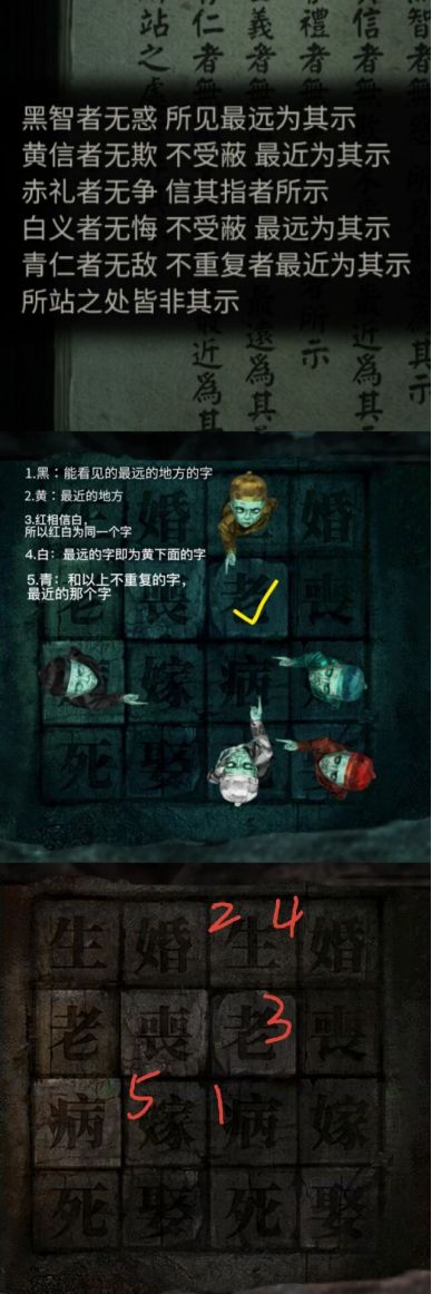 纸嫁衣3鸳鸯债第四章柜子密码顺序是什么？