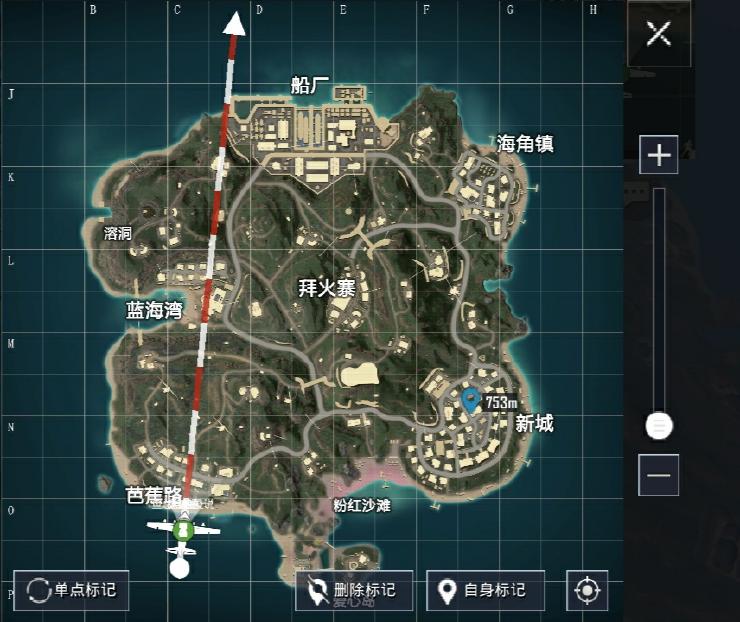 和平精英度假岛茅草屋在什么地方？