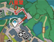 原神八重堂书店在在地图哪里