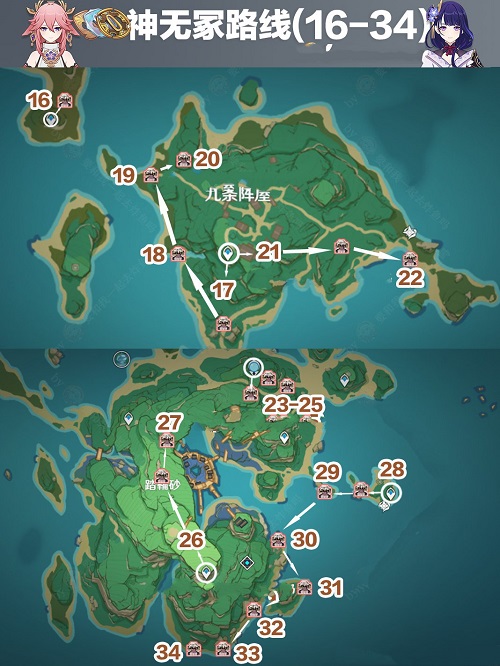 原神刀镡采集路线图一览最新2022