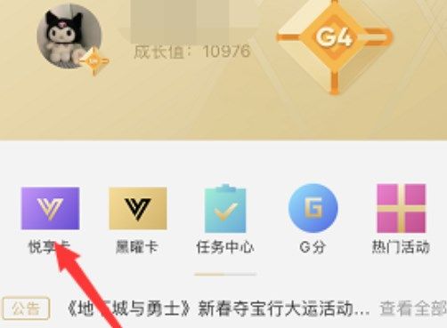 王者荣耀悦享卡有什么用？