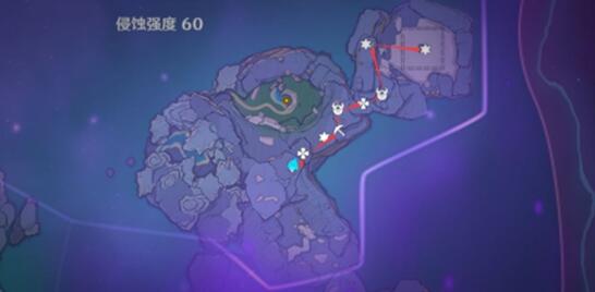 原神三界路飨祭常夜灵庙资源采集的路线是什么？