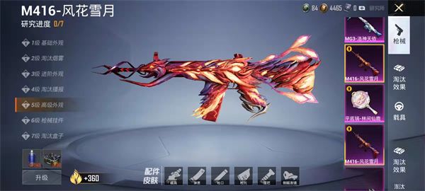 和平精英m416风花雪月多少钱？m416风花雪月满级价格介绍[多图]图片1