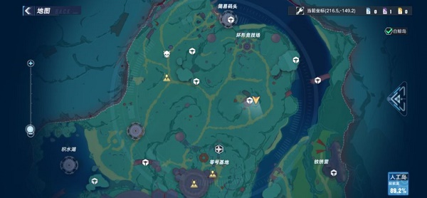 幻塔人工岛密室传送点在哪