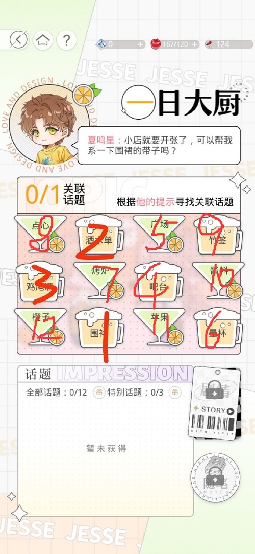 光与夜之恋繁华与共一日大厨怎么选