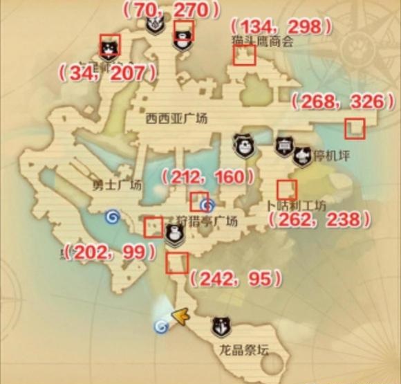 龙之国物语艾尔特米斯宝箱在哪里？