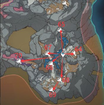 原神流明石原矿位置大全：流明石原矿位置分布图[多图]图片5