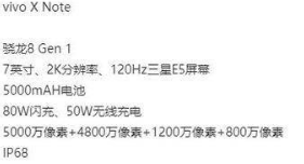 vivoXNote可以防水吗
