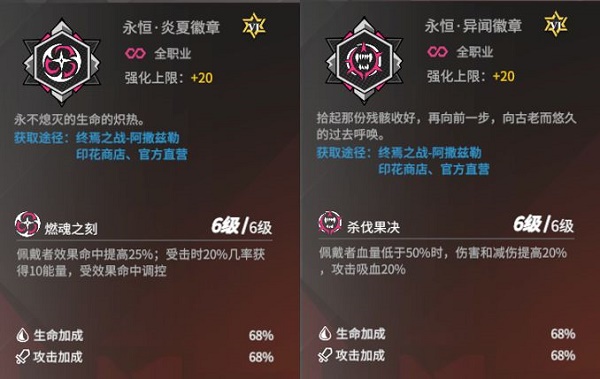 高能手办团玉夏徽章怎么搭配？