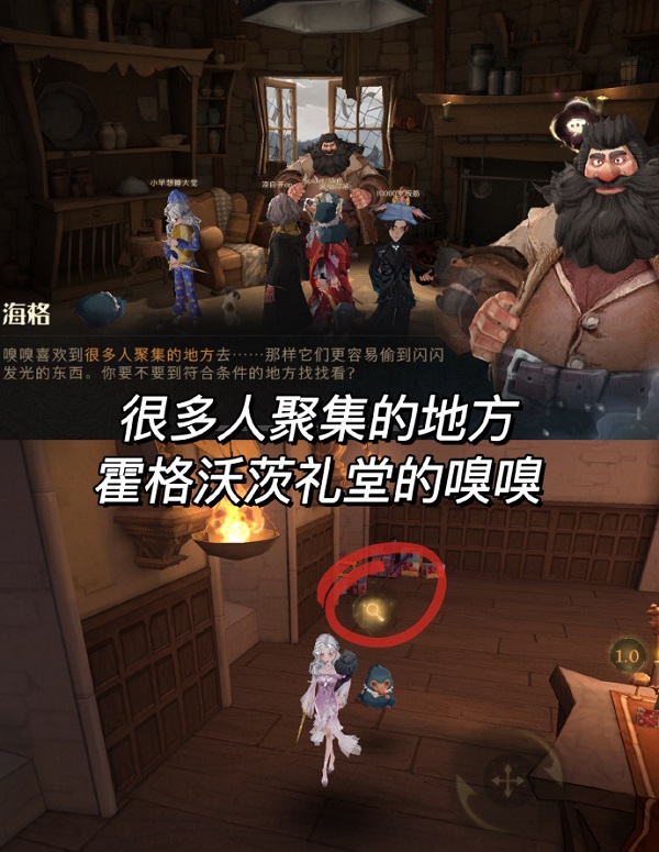 哈利波特魔法觉醒神奇动物嗅嗅在哪？