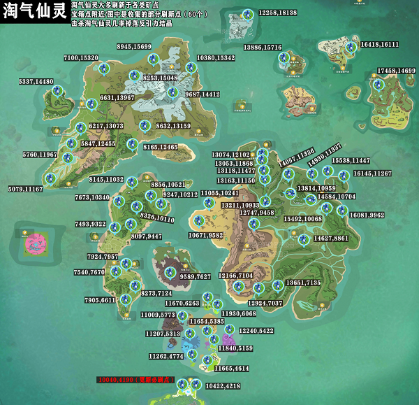 创造与魔法淘气仙灵必刷位置图在哪里？