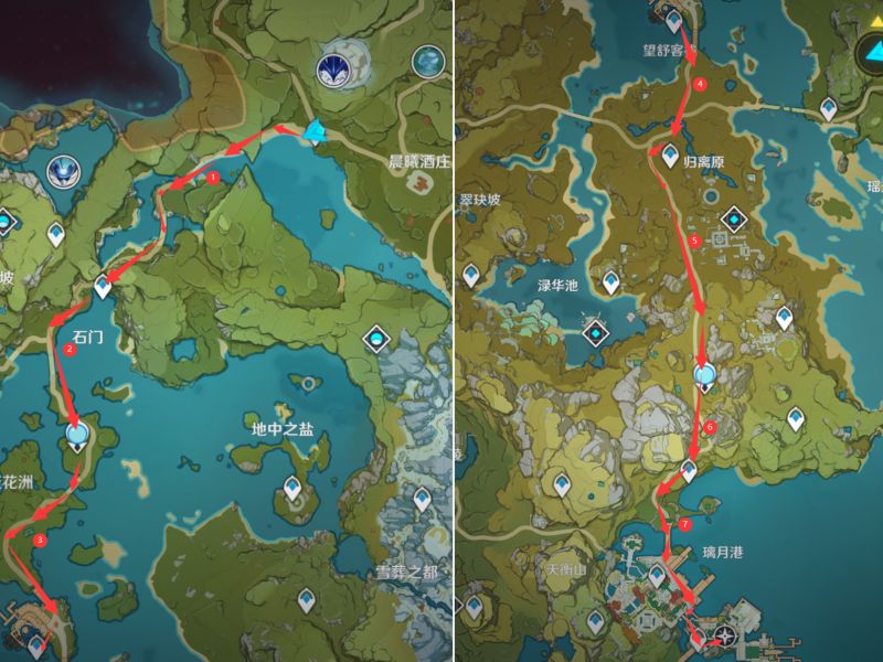 原神冒险要朝着远方任务攻略：冒险要朝着远方任务通关流程[多图]图片6