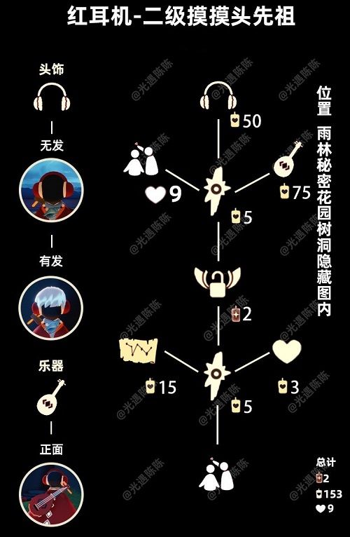 光遇6.9复刻先祖位置在哪？6.9复刻红耳机先祖位置及兑换物品一览表[多图]图片5