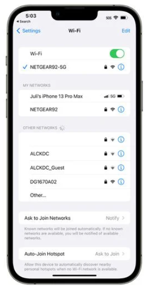 ios16怎么看wifi密码