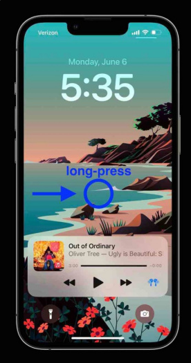 ios16怎么设置锁屏小组件