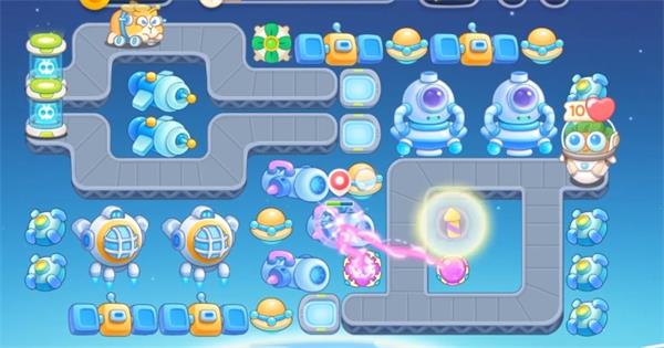 《保卫萝卜4》太空穿越第14关满星攻略