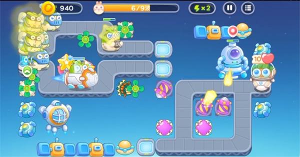 《保卫萝卜4》太空穿越第14关满星攻略