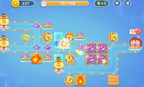 保卫萝卜4阿波尼克号34关攻略：阿波尼克号第34关满星通关步骤[多图]图片7