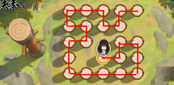 火影忍者功夫季第47关通关怎么画