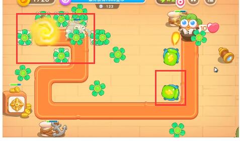 保卫萝卜4七夕舞会第七关攻略：七夕舞会第七关图文通关流程[多图]图片4