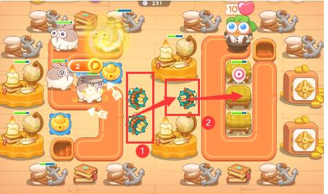 保卫萝卜4七夕舞会第二关攻略：七夕舞会第二关一场/二场/三场通关流程[多图]图片3