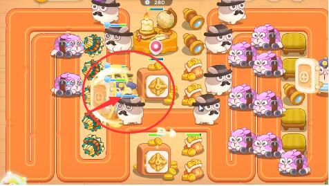 保卫萝卜4七夕舞会第五关攻略：七夕舞会第五关三场通关图解[多图]图片12