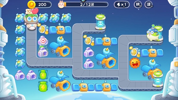 保卫萝卜4太空穿越第40关通关攻略