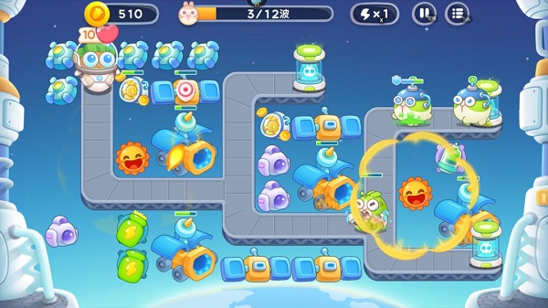 保卫萝卜4太空穿越第40关通关攻略