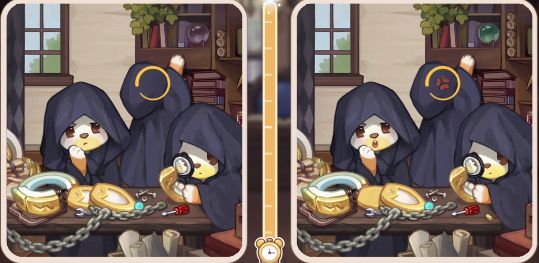 奥比岛手游找不同第三关攻略：真假暗影第三关找不同位置分享[多图]图片2