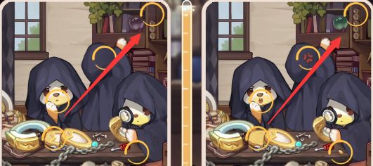 奥比岛手游找不同第三关攻略：真假暗影第三关找不同位置分享[多图]图片6