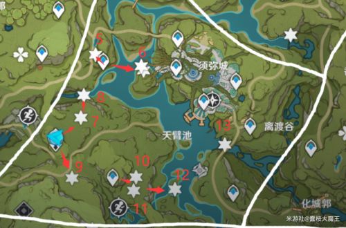 原神兰那罗位置大全 帮助76个兰那罗位置路线图[多图]图片10