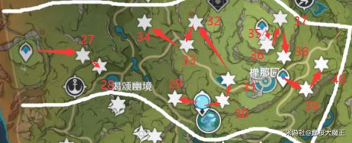 原神兰那罗位置大全 帮助76个兰那罗位置路线图[多图]图片17