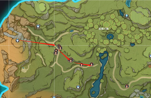 原神镀金旅团路线怎么走