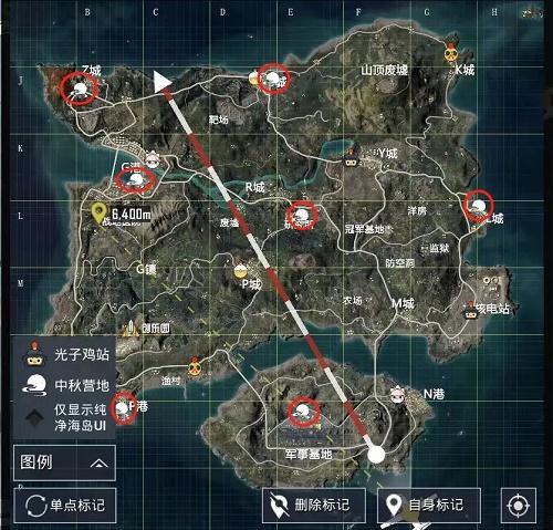 和平精英赏月打卡位置在哪