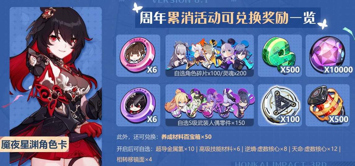 崩坏3六周年庆累消活动攻略2022