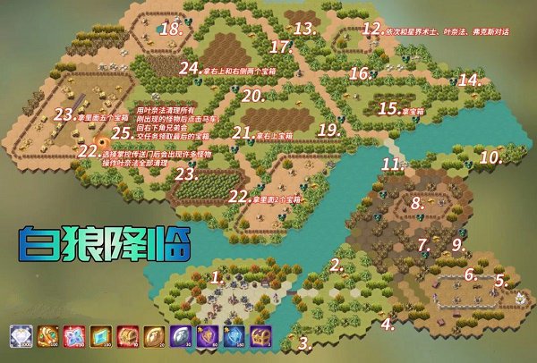 剑与远征白狼降临奇境探险怎么打