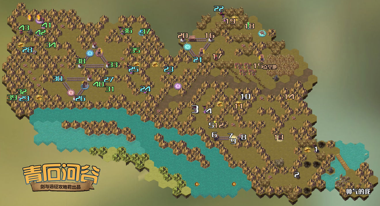 剑与远征青石河谷怎么通关