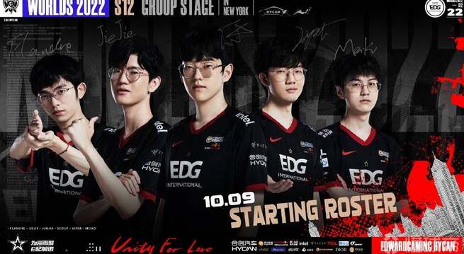 英雄联盟s12世界赛EDG有哪些成员参赛