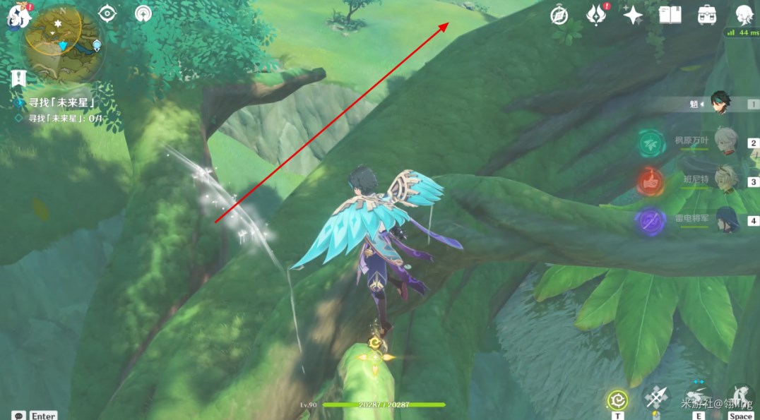 原神第六个未来星在哪 匿于林间的未来星位置分享[多图]图片5