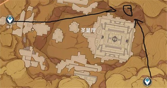 原神3.3沙中孤城副本位置一览