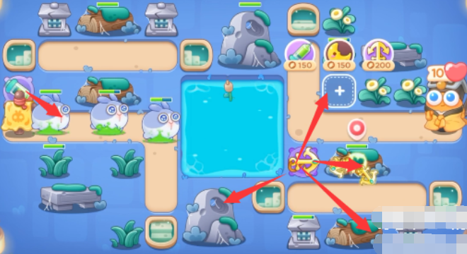 《保卫萝卜4》阿波道长第54关通关攻略