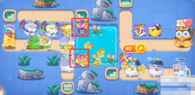 《保卫萝卜4》阿波道长第54关通关攻略