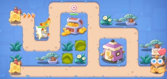 保卫萝卜4阿波道长51关攻略 阿波道长第51关图文通关详解[多图]图片1