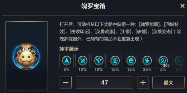 英雄联盟手游4级奖池宝箱中有什么奖励