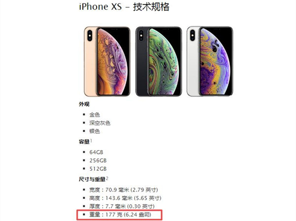 iphonexs重量大概多少