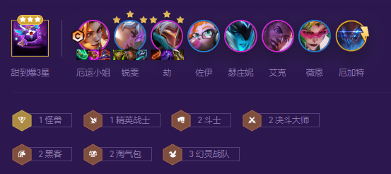 云顶之弈s8赛季怪兽入侵中幻灵女枪劫阵容怎么玩