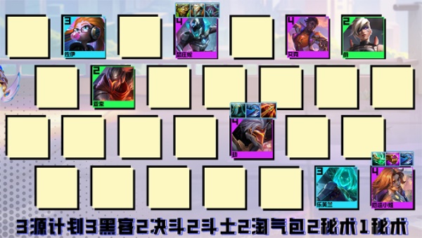 云顶之弈s8黑客劫阵容怎么搭配