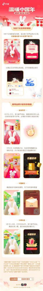 抖音2023温暖中国年:找红包分四亿怎么玩